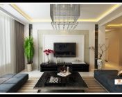 温馨实用的现代客厅+餐厅-max2011-带贴图