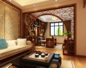 中式小厅茶室+书房卧室 max2012 带贴图+效果图