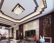 中式客厅+小茶室 max2014 带贴图