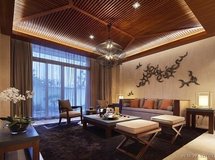 【琚宾】青岛尚溪地中式别墅--HSD水平线室内设计