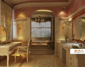 欧式豪华浴室3d模型下载 带贴图+灯光+材质