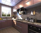 现代厨房-10版-带贴图灯光材质+效果图