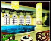 室内大型娱乐游泳池模型-2009版本，灯光材质都有