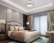 新中式卧室 max2014 贴图灯光材质齐全