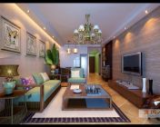 东南亚客厅及卧室模型带材质-贴图