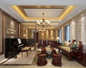 新中式客餐厅+过道 max2012 带贴图+效果图
