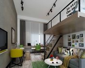 现代单身公寓 max2012 带贴图+效果图