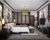 中式卧室-max2011-带贴图+效果图