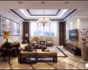 中式客厅模型，max2009，灯光，材质