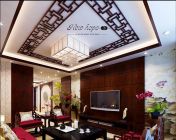 中式风格套房客厅-2009版VR2.0-贴图灯光材质完整