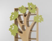 现代树形儿童书柜 max2014 带贴图