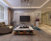 现代客厅+餐厅 max2014 带贴图+效果图