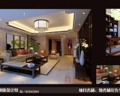 领秀城中式雅居家装模型下载(客厅/卧室)带贴图