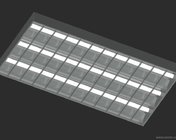 1200x600格栅灯 max2012