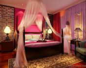 中国红中式卧室-09版-贴图材质模型都全