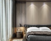 时尚卧室 max2012 灯光材质齐全+效果图