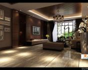 现代中式客餐厅+玄关-max2012贴图材质全+施工图