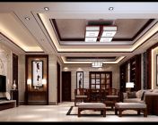 现代中式别墅客厅模型-2010版-带贴图+效果图