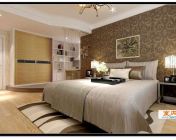现代卧室模型，贴图灯光材质其全-max2012)