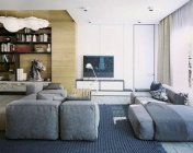 俄罗斯160平米Loft公寓I AM HOME工作室