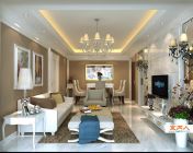 欧式客厅风格模型下载-附贴图灯光材质-max2009