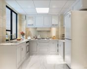 白色简欧厨房-max2012,材质贴图都有