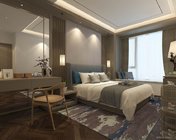 新中式别墅卧室+衣帽间 带全部材质+灯光 max2016+效果图