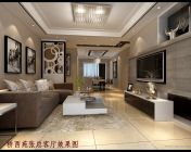 现代客厅餐厅模型-max2009-带贴图材质灯光