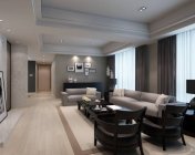 现代客厅样板间-max2012-贴图材质灯光渲染参数均有-包含客...