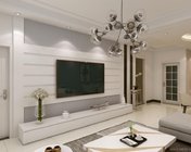 简约风客餐厅 max2012 带贴图+效果图