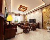新中式客餐厅-max2014-带贴图+效果图