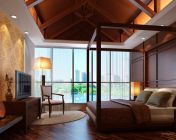 南亚风情卧室模型-max2009-有材质灯光